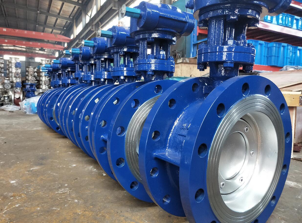 carbon steel flange butterfly valve