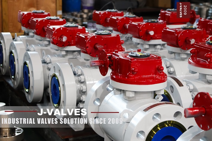 3‑inch 1500LB A105 trunnion mounted ball valves. 3‑inch 1500LB A105 trunnion mounted ball valves.