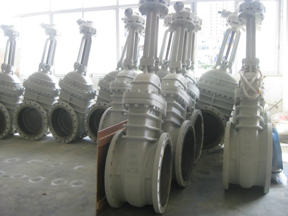 API600 carbon steel 150LB flange gate valve