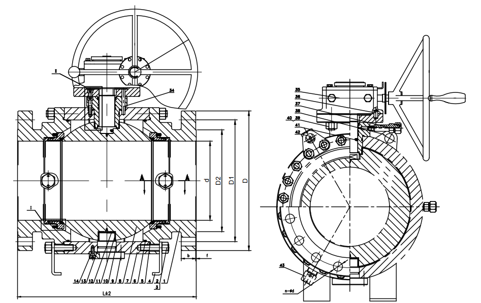 trunnion ball valves trunnion ball valves