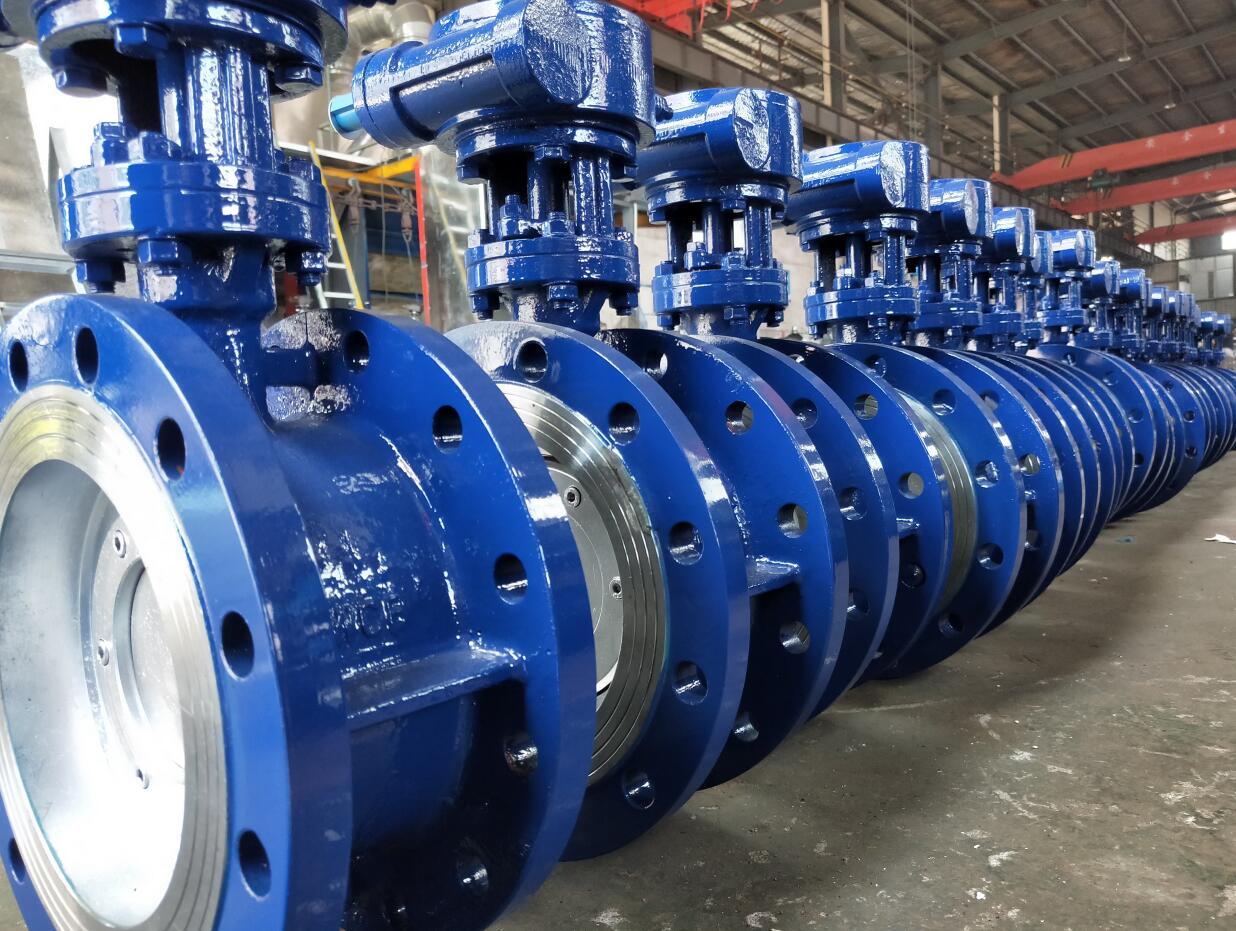 double flange butterfly valve WCB