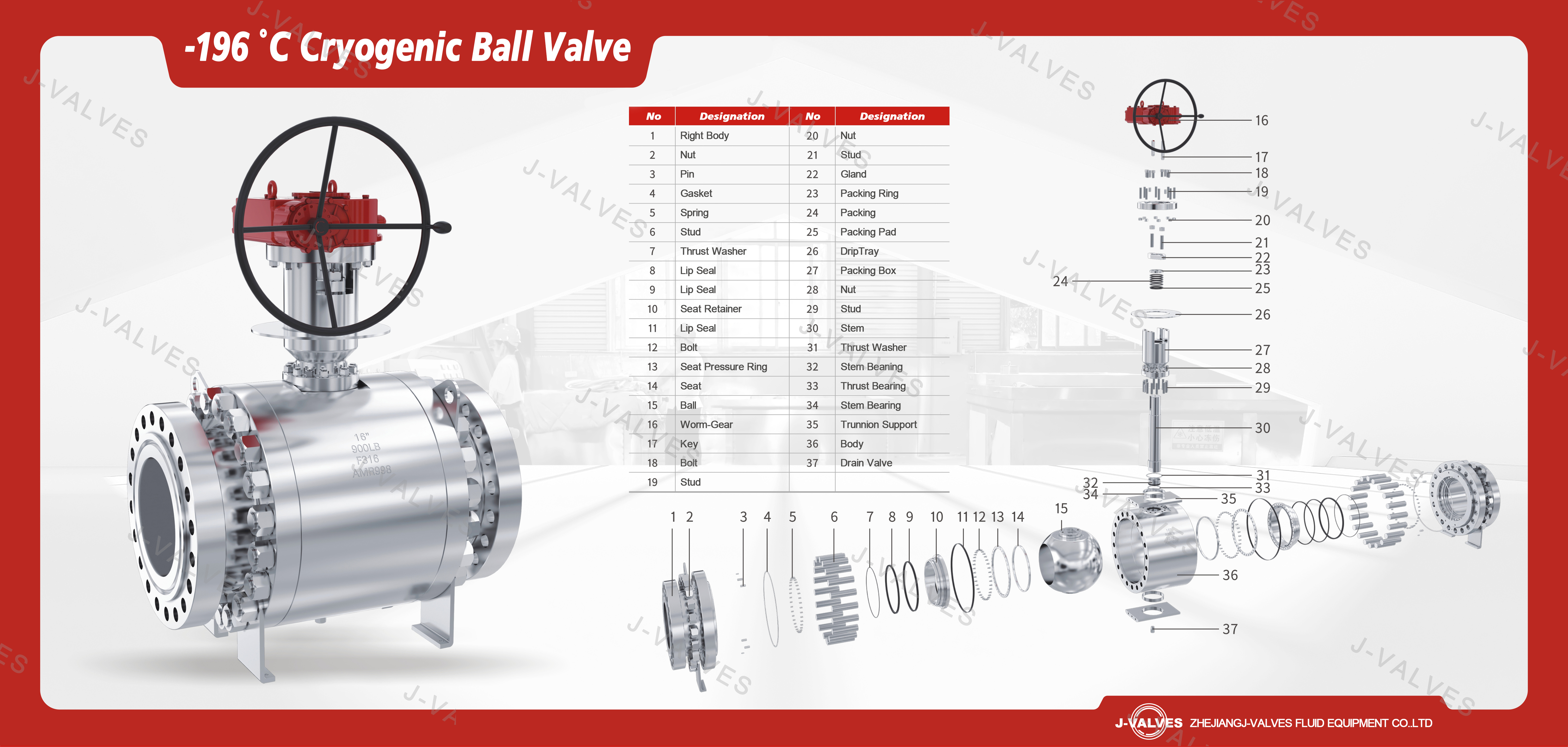 -196C Cryogenic Ball Valve -196C Cryogenic Ball Valve