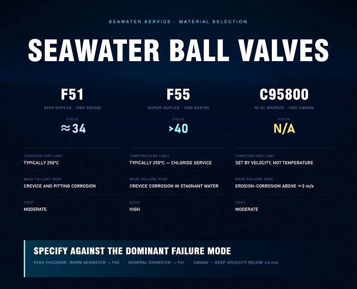 Duplex and Super Duplex Ball Valves for Seawater Duplex and super duplex ball valves for offshore seawater systems at the J-VALVES plant