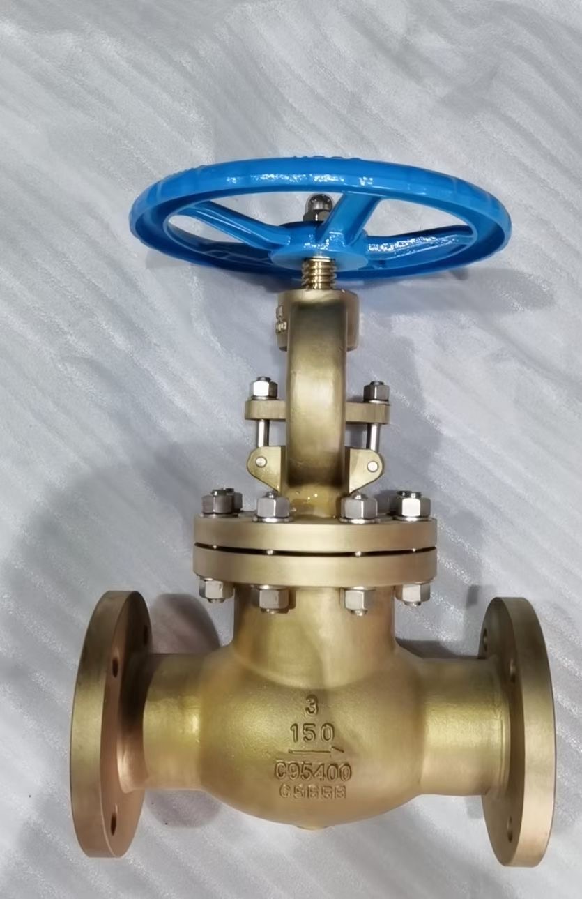 C95400 alloy steel flange globe valve
