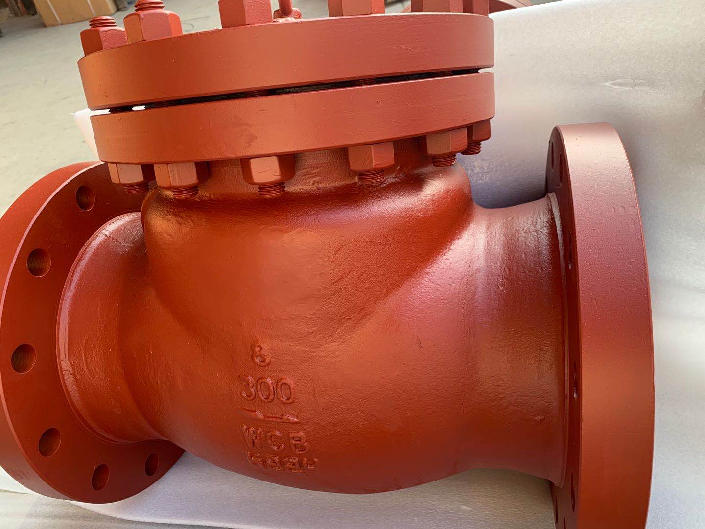 600LB WCB swing type flange check valve