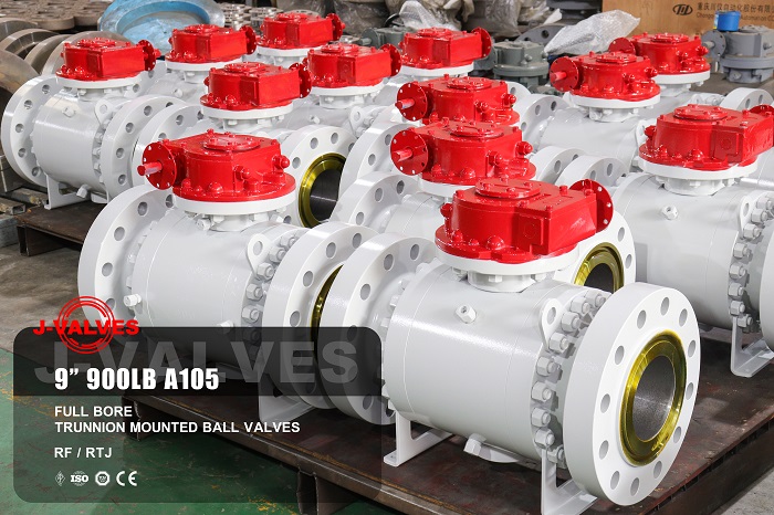 9“ 900LB A105 Trunnion Mounted Ball Valve 9“ 900LB A105 Trunnion Mounted Ball Valve