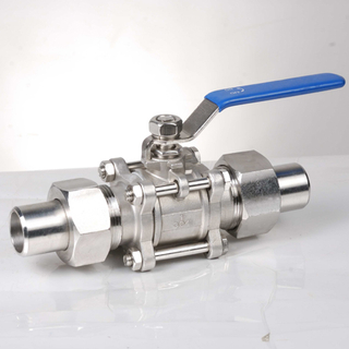 3PC Stainless Steel Floating Clamp Butt Weld 1000WOG Ball Valve