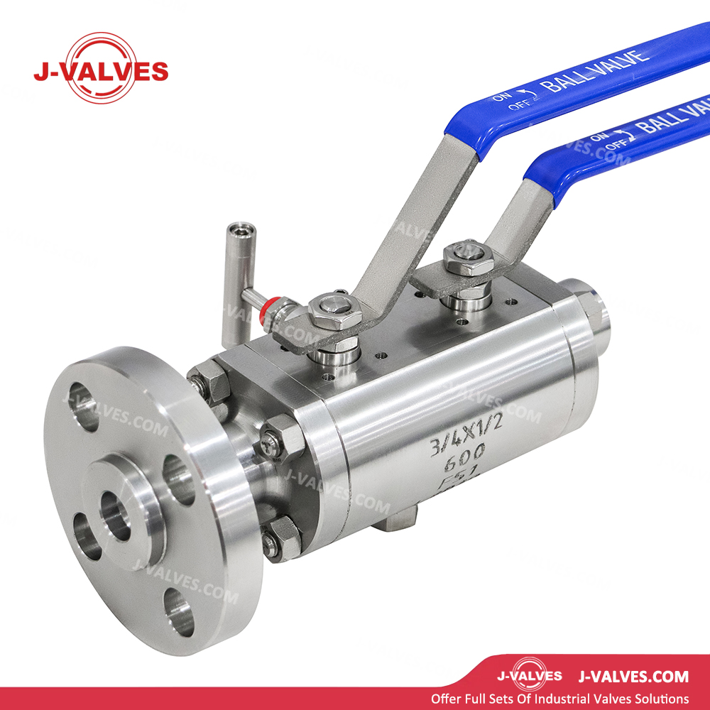 F51 0.75x0.5"600LB DBB Ball Valve