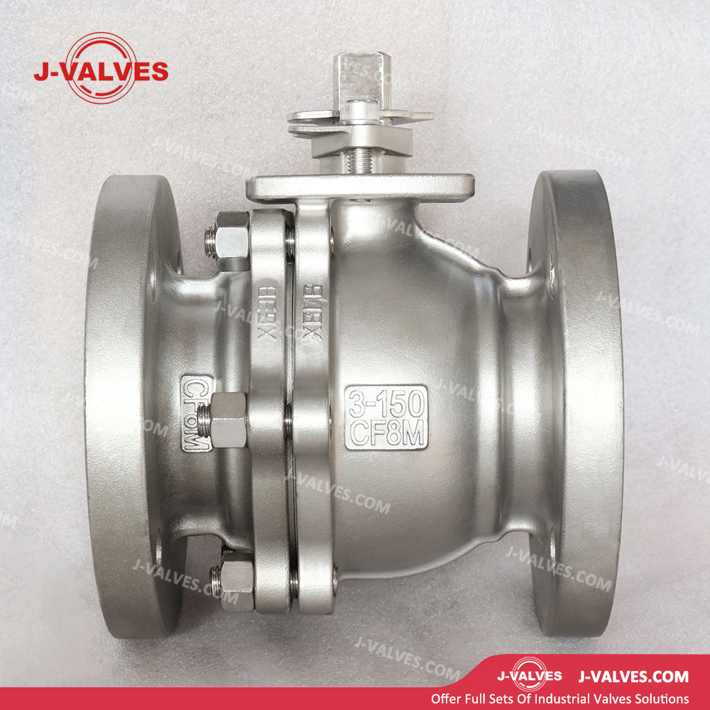 3" 150LB CF8M Floating Ball Valve Stainless Steel Industrial Valve