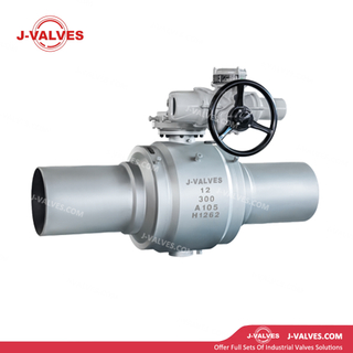 12" 300LB A105 Electric Fully Welded Trunnion Ball Valve