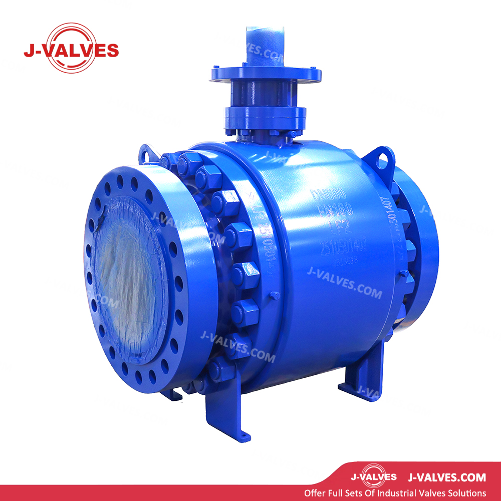 DN600 PN160 LF2 Three Piece Trunnion Mounted Ball Valve
