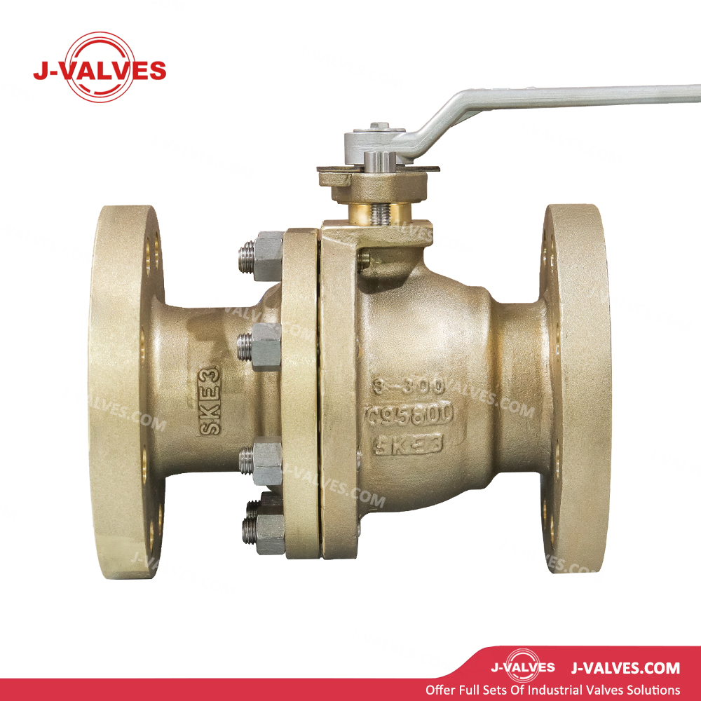 3"300LB C95800 Two Piece Floating Ball Valve