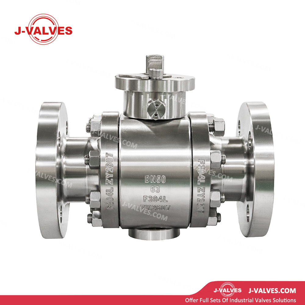 DN50 PN63 F304L Stainless Steel Trunnion Mounted Ball Valve