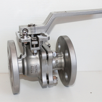 Fire Safe Flange Stainless Steel Ball Valve 150LB Floating with ISO5211 High Mounting Pad