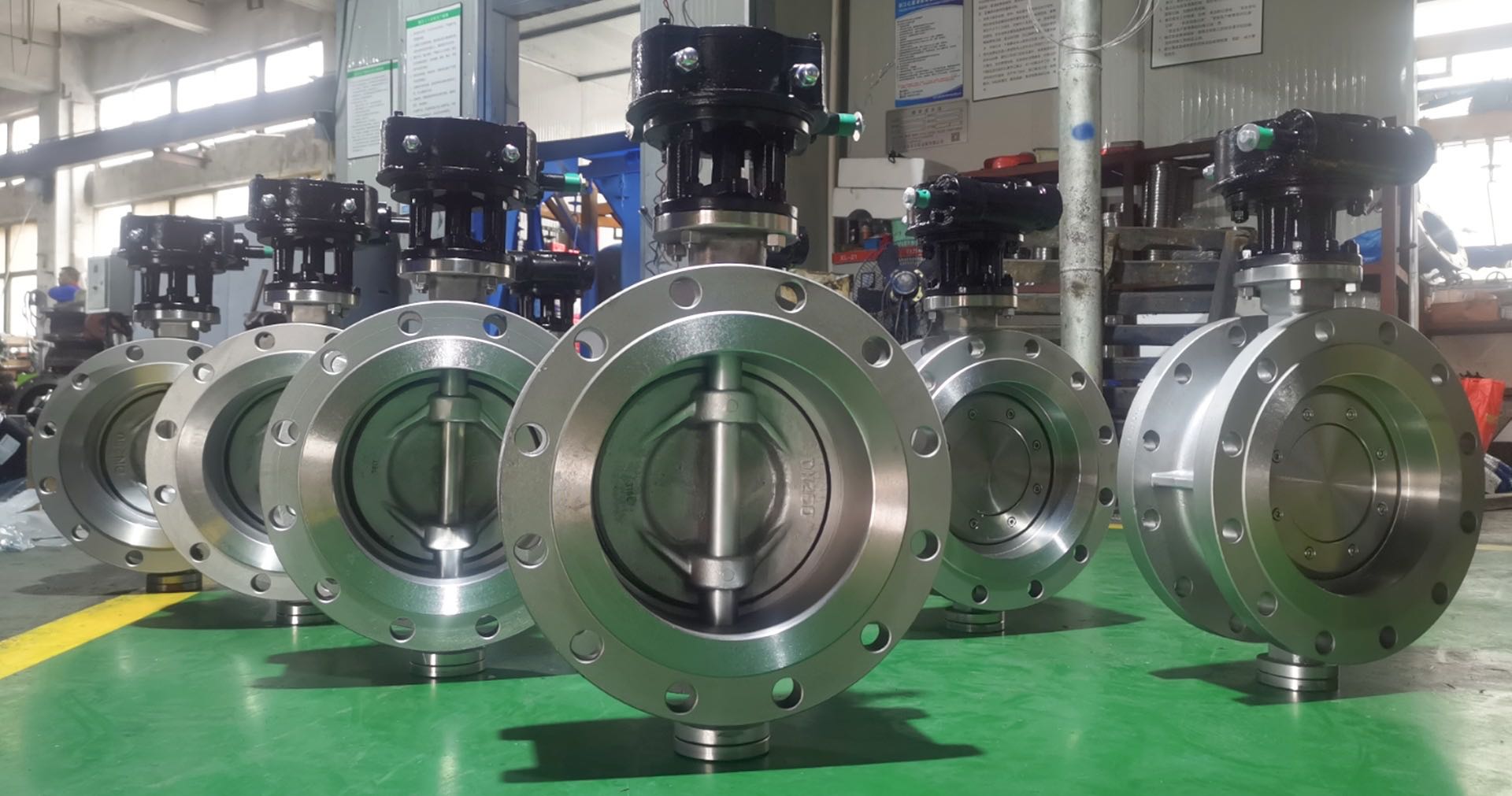 triple offset stainless steel flange buttefly valve