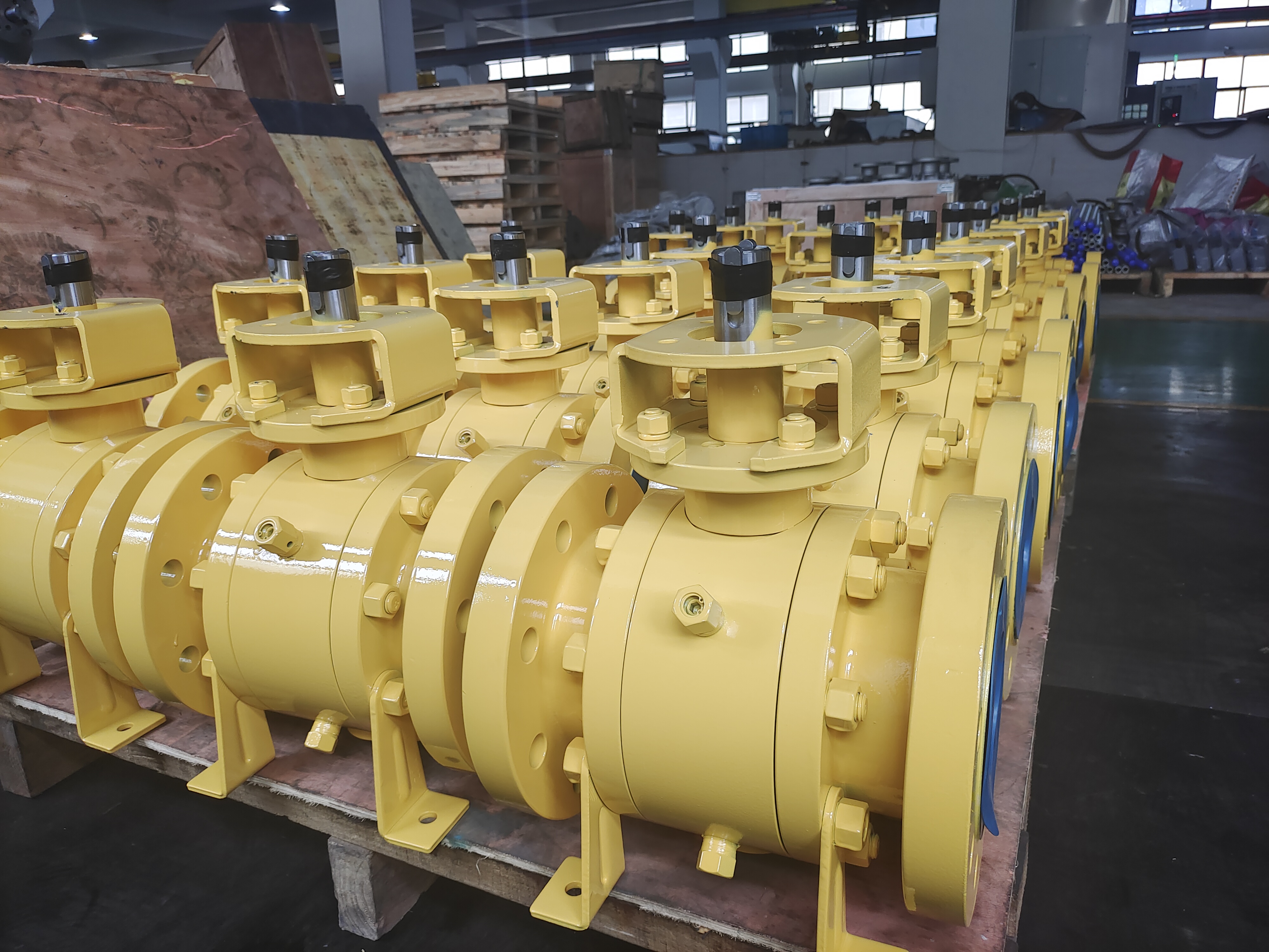 API6D Stainless Steel Trunnion Mounted Flanged Ball Valve