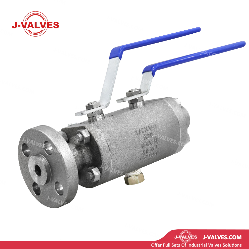 0.5x0.5"600LB A105N DBB BALL VALVES