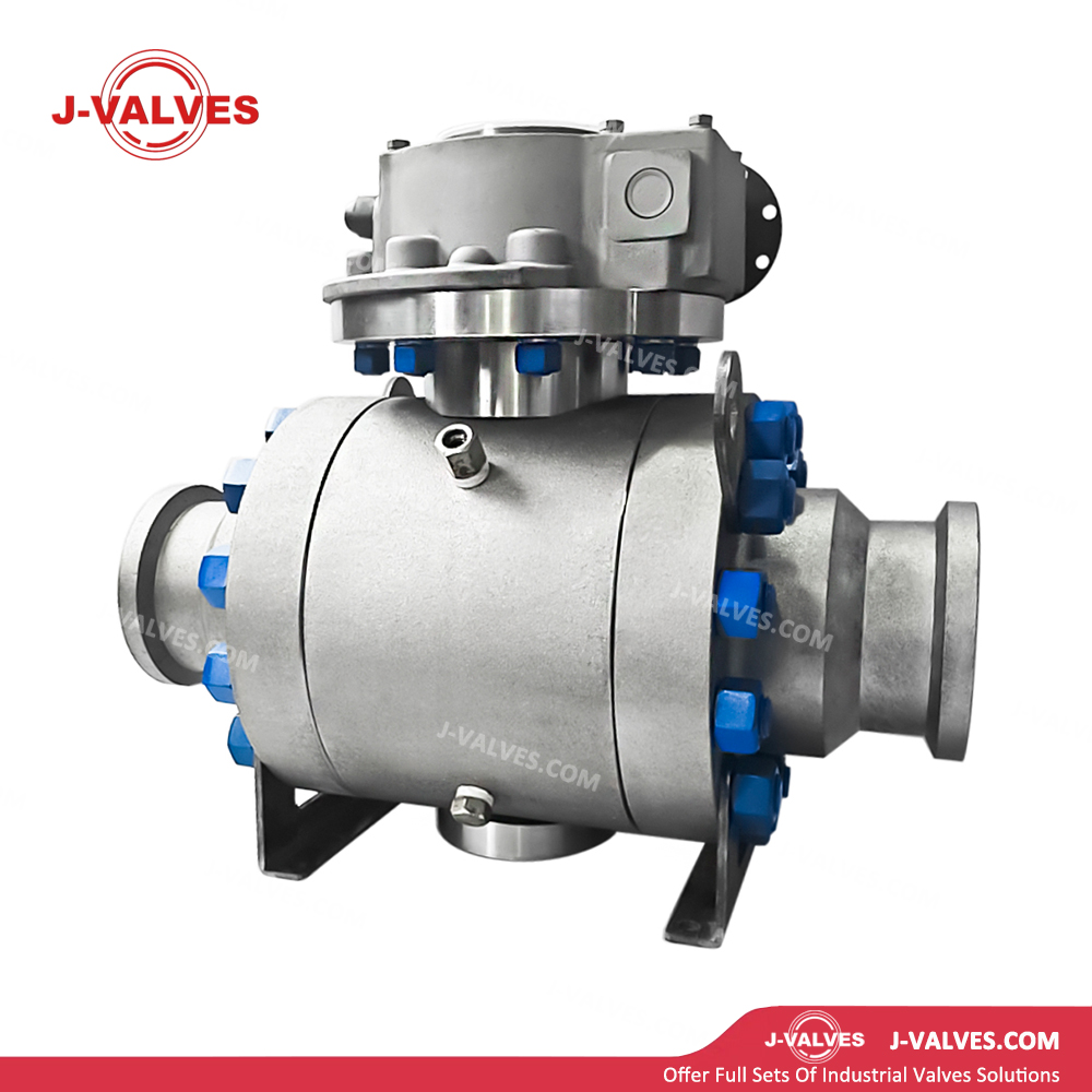 API607 Certified Fire Safe Quick Install Trunnion Ball Valve Low Emission