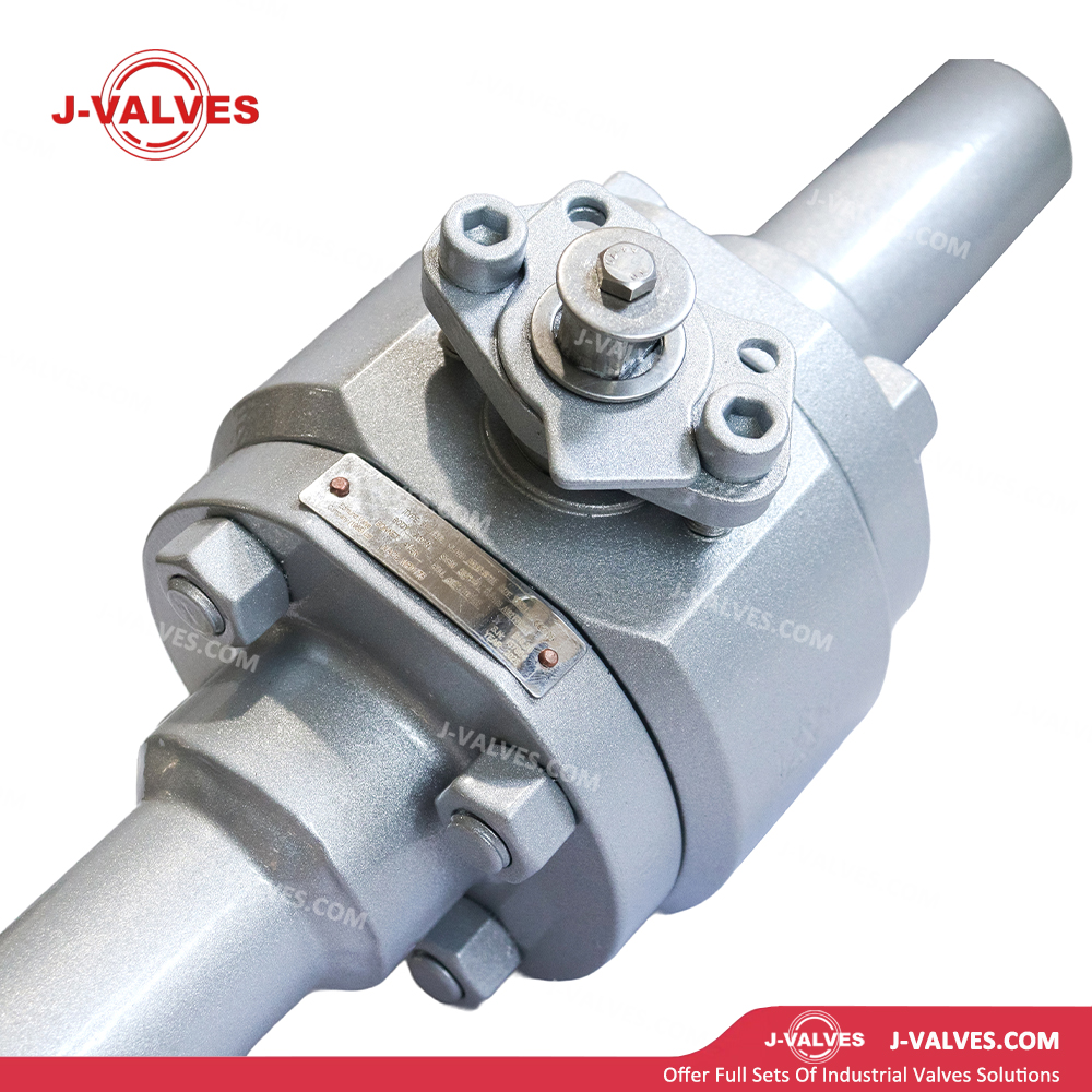 1.5x1.25"800LB A105 Extended Three Piece Floating Ball Valve at Both Ends