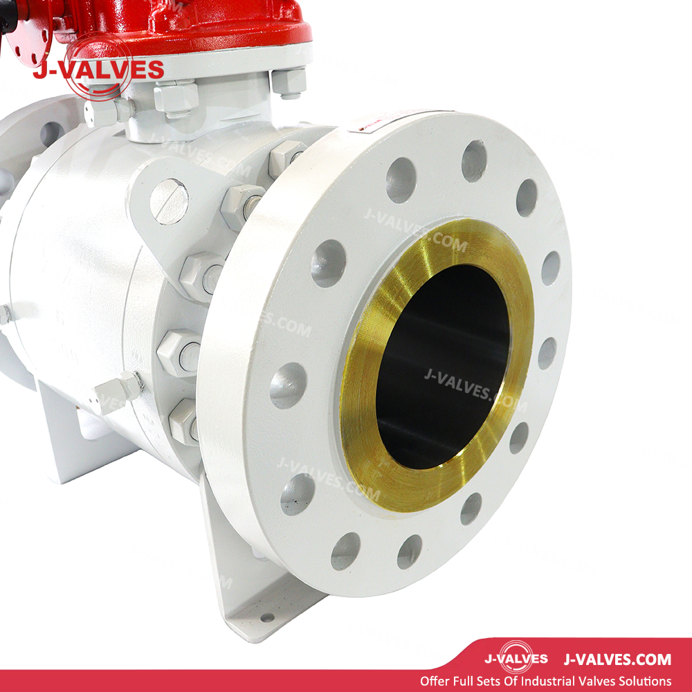 6"600LB A105 Trunnion Mounted Ball Valves of Turbine Head