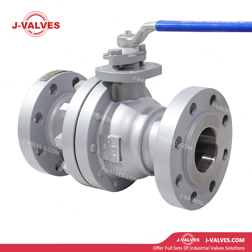 3"600LB WCB 2piece Floating Ball Valve