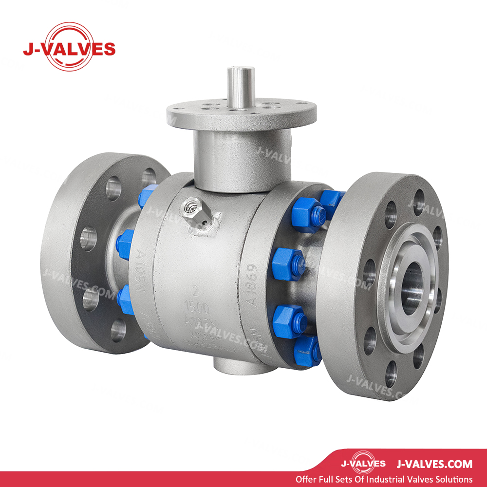 3 Piece Cast Trunnion Mounted Ball Valve Extended Stem