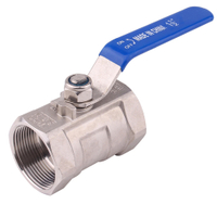 Reduce Bore 1PC Floating Female Threaded Ball Valve