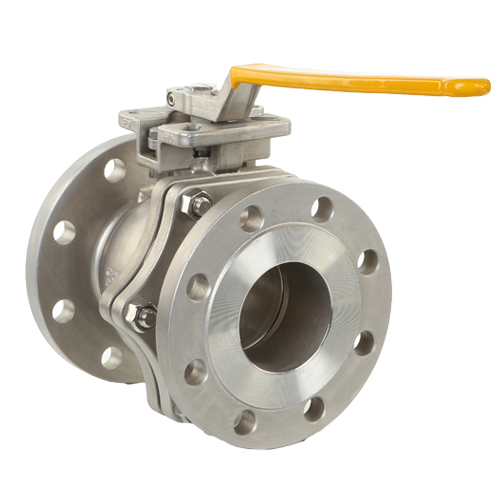 Stainless Steel Floating 2PC Flange Ball Valve with ISO5211 High Mounting Pad API608/API6D