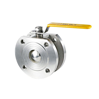 Stainless Steel Wafer Type Reduce Port Floating Ball Valve