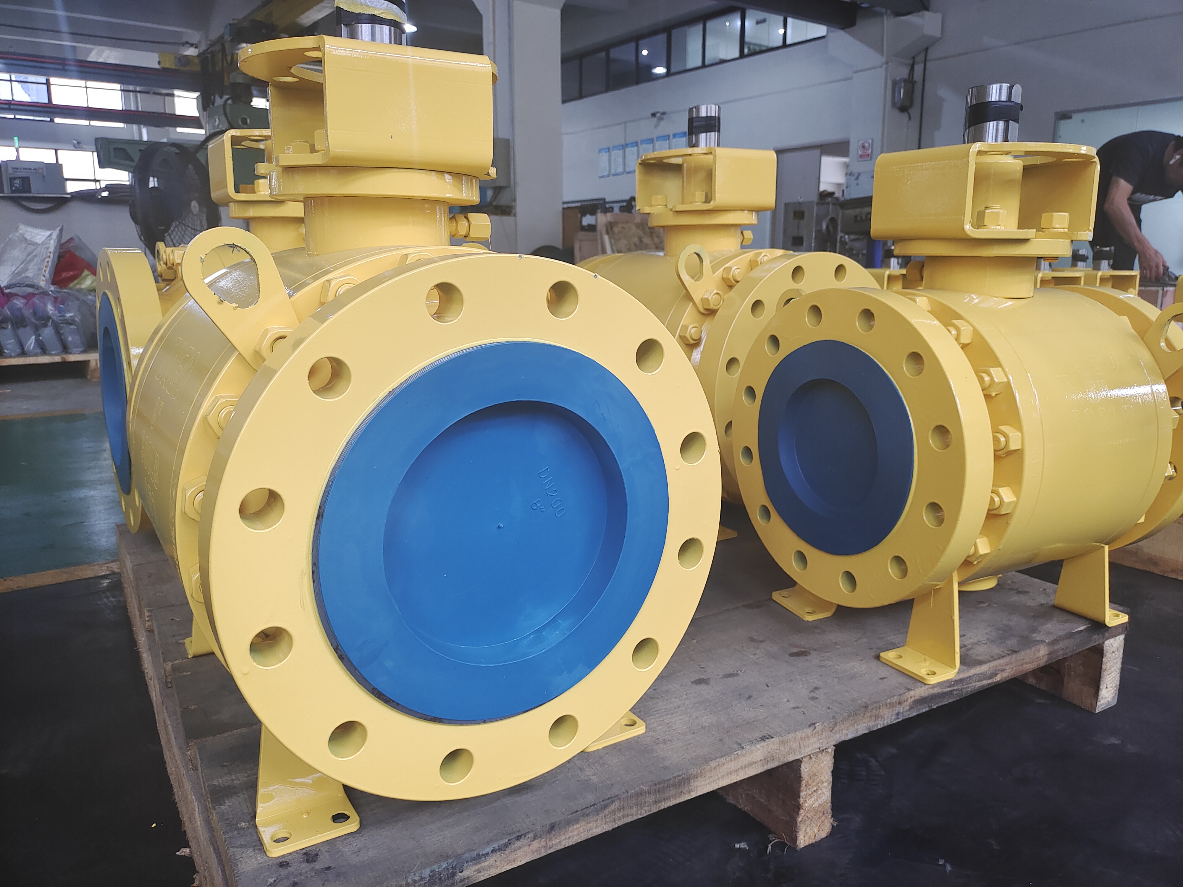 API6D Stainless Steel Trunnion Mounted Flanged Ball Valve