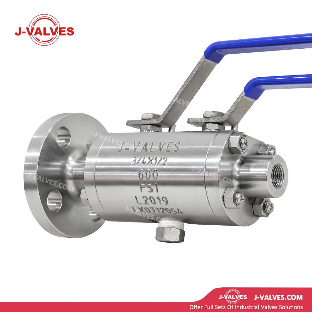 F51 0.75x0.5"600LB DBB Ball Valve