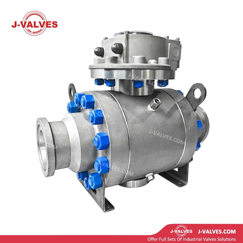 API607 Certified Fire Safe Quick Install Trunnion Ball Valve Low Emission