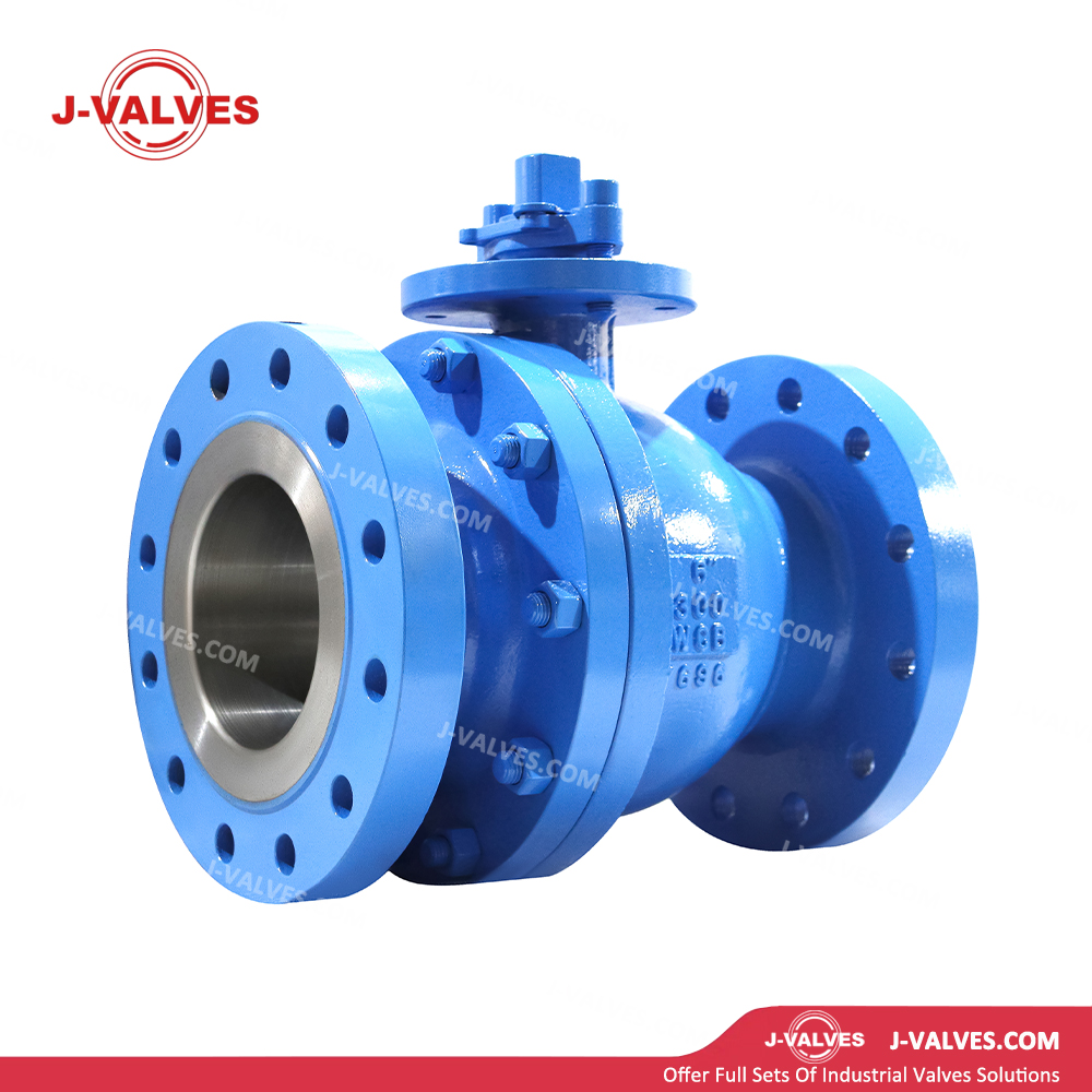 6"300LB WCB Two Piece Flanged Floating Ball Valve