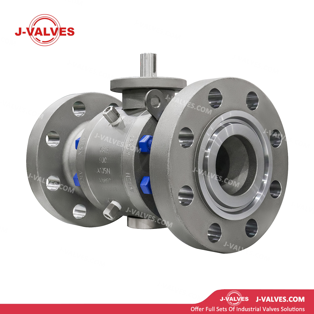 4X3" 900LB A105N Forged Carbon Steel Trunnion Ball Valve