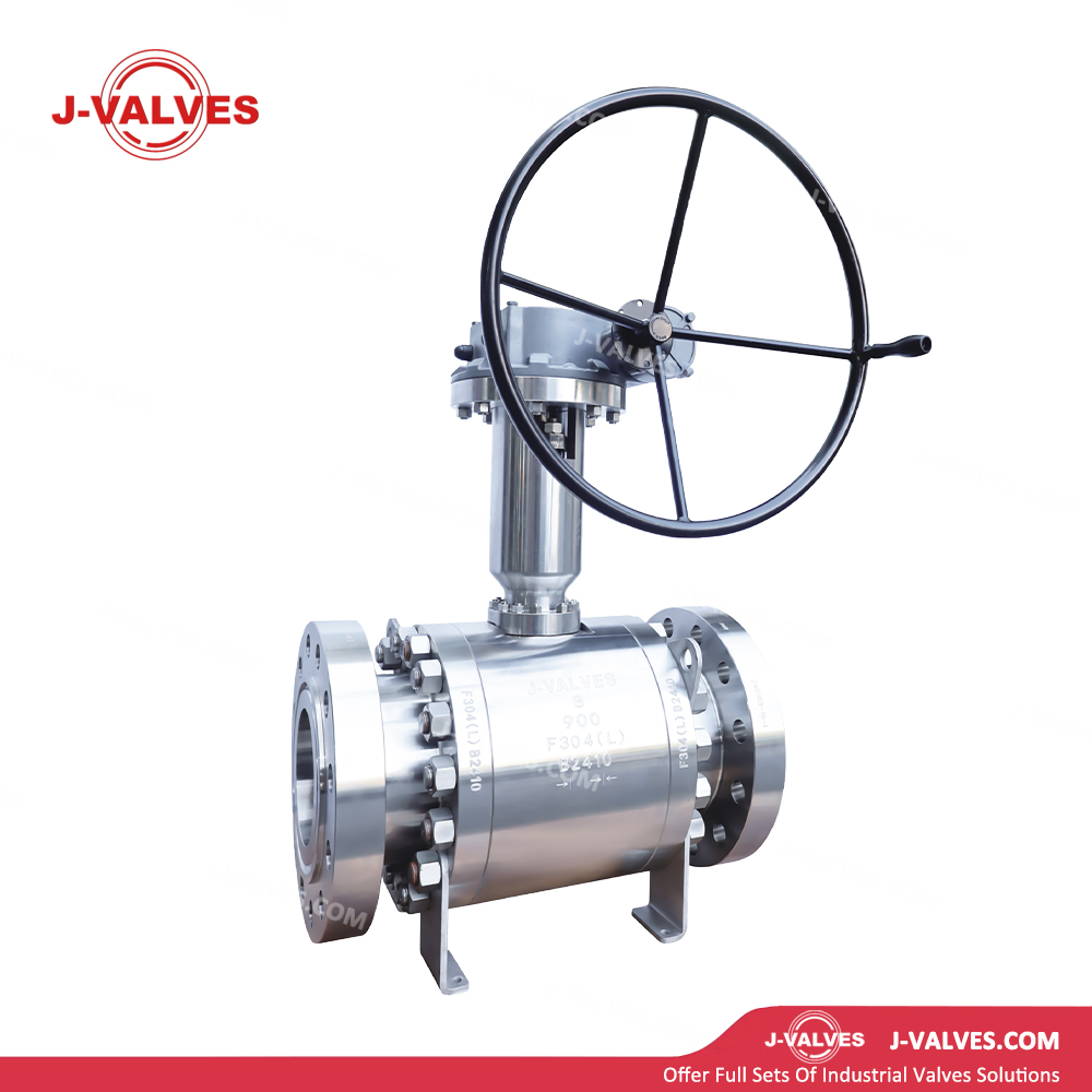 8" 900LB F304 3PC Cryogenic Trunnion Mounted Flange Ball Valve 