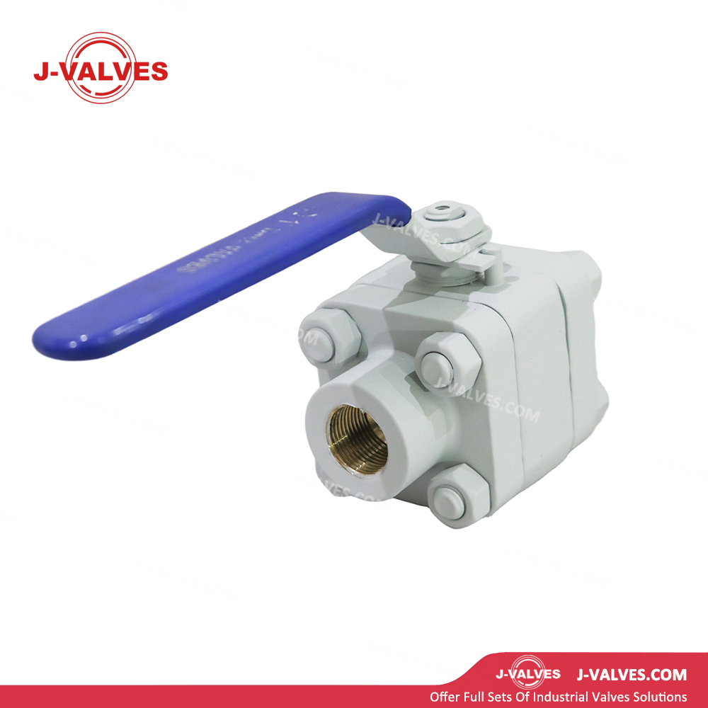 3/4" 600LB C63200 High Pressure Ball Valve, Nickel Aluminum Bronze, Three Piece Body