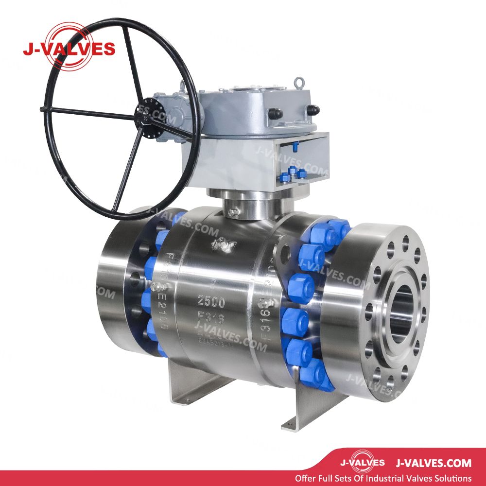 High Pressure Stainless Steel Trunnion Mounted Ball Valve