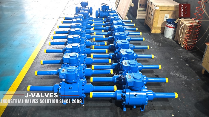J-VALVES Mass Production Capacity of 3PC Welded Trunnion Ball Valve | Reliable Lead Time for High Pressure 3-Piece Ball Valves