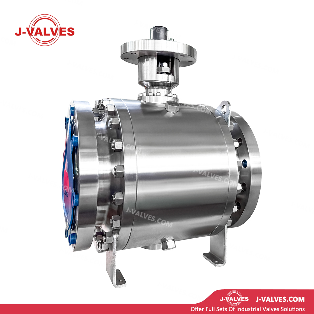 Metal Sealed Stainless Steel Trunnion Mounted Ball Valve