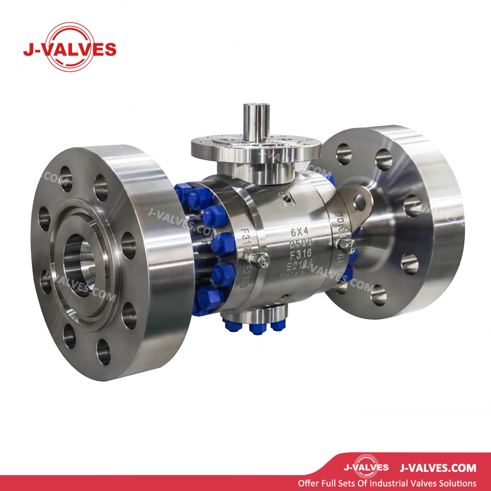 6x4"2500LB F316 Full Bore Stainless Steel Trunnion Mounted Ball Valve