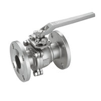 API608/API6D Stainless Steel Floating 2PC Flange Ball Valve