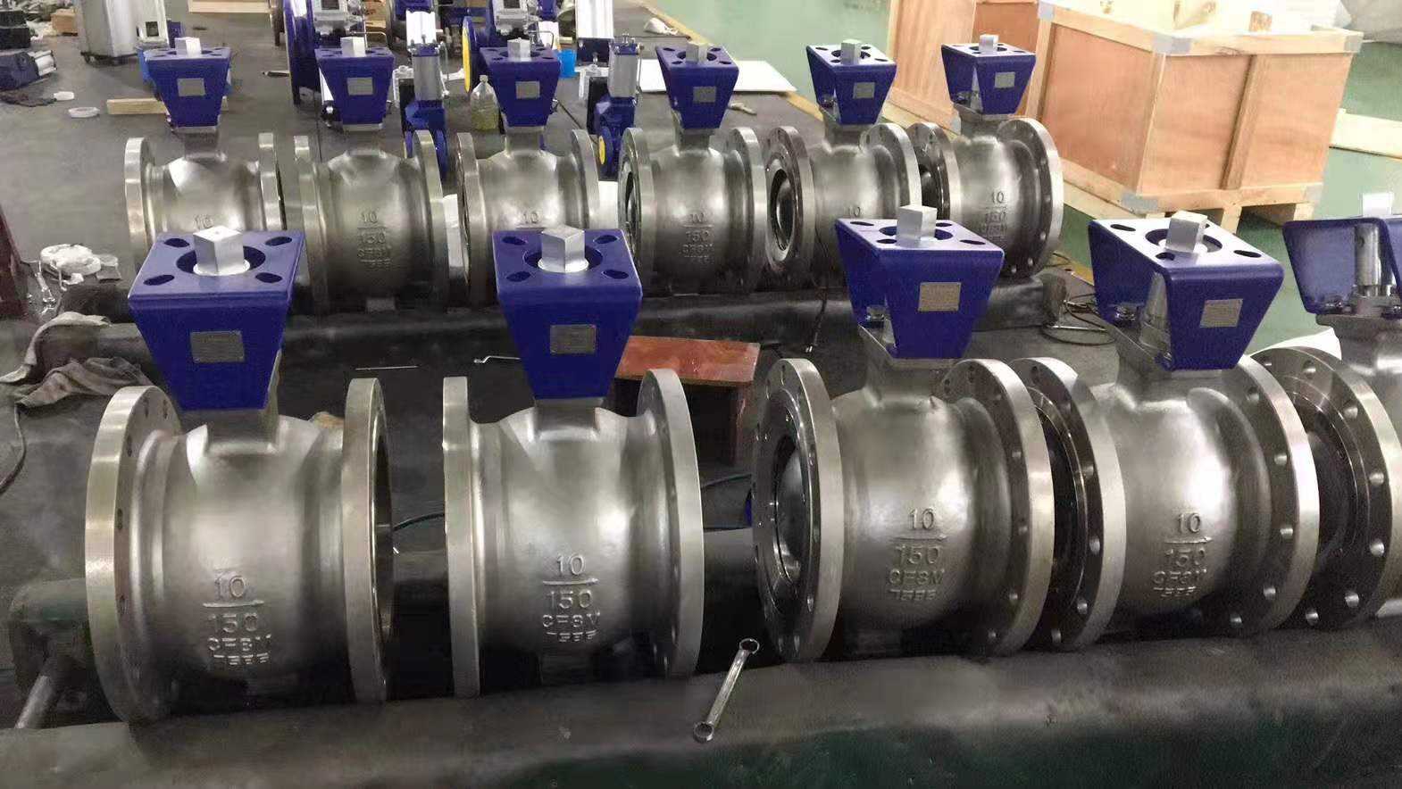 API 150LB CF8 CF8M stainless steel V type ball valve-masoneilan valve