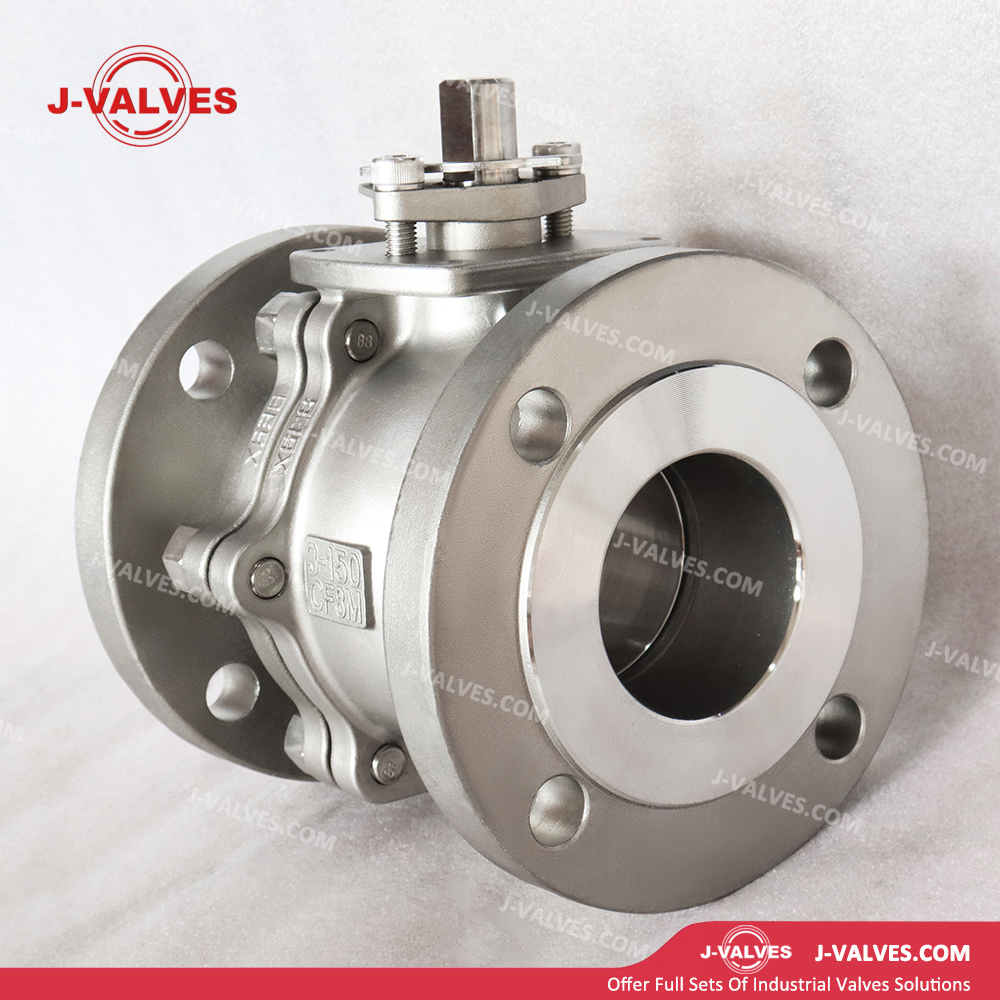 3" 150LB CF8M Floating Ball Valve Stainless Steel Industrial Valve