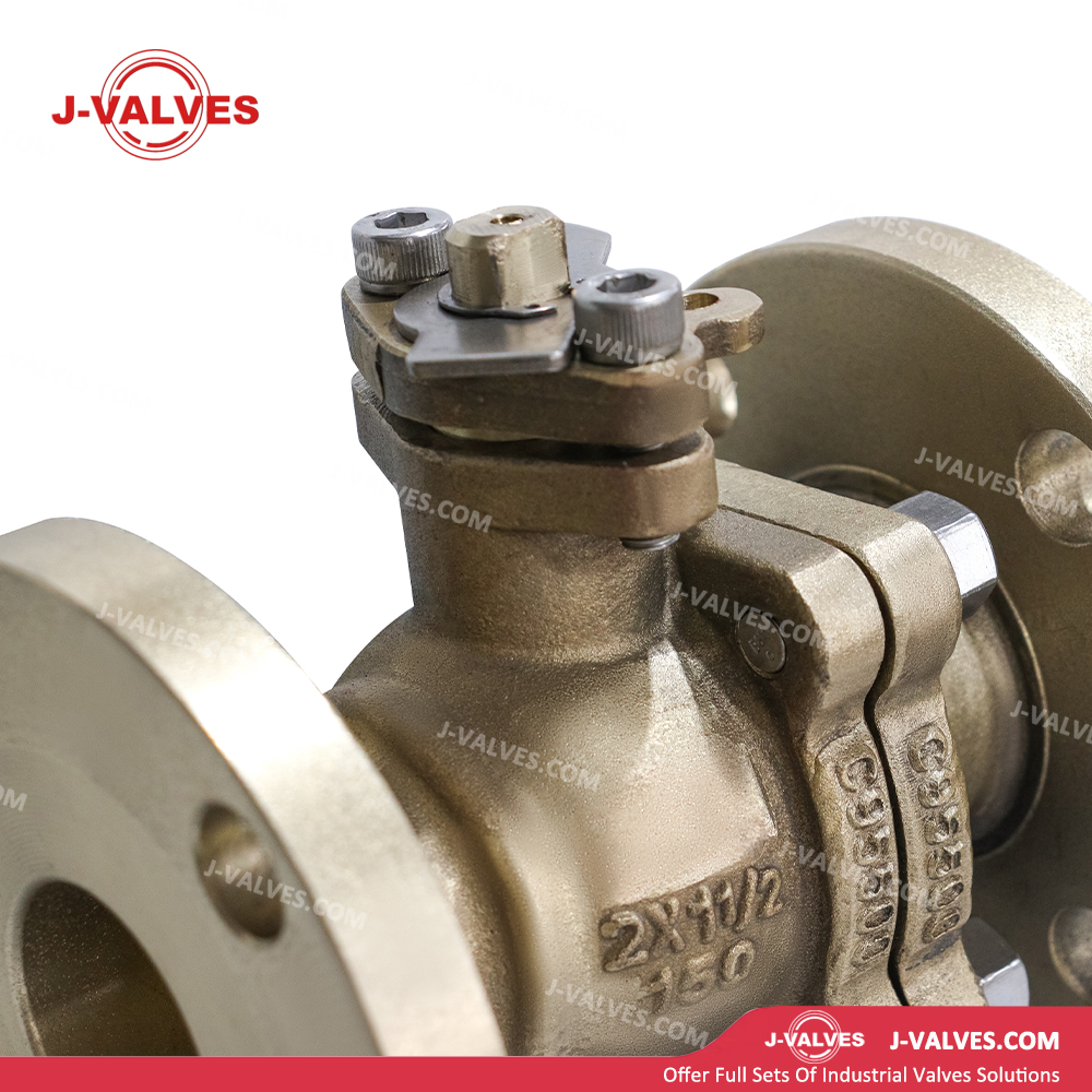 2x5.5" 150LB C95500 Floating Type Ball Valve for LNG Service