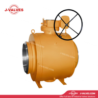 Forged Steel Full Bore Fully Welded Trunnion Ball Valve with Gear Box