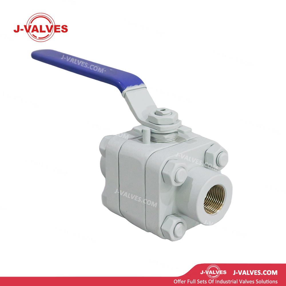 3/4" 600LB C63200 High Pressure Ball Valve, Nickel Aluminum Bronze, Three Piece Body