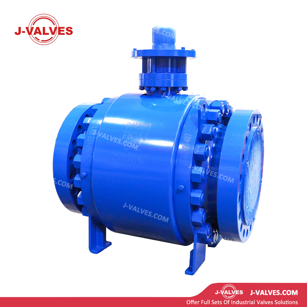 DN600 PN160 LF2 Three Piece Trunnion Mounted Ball Valve