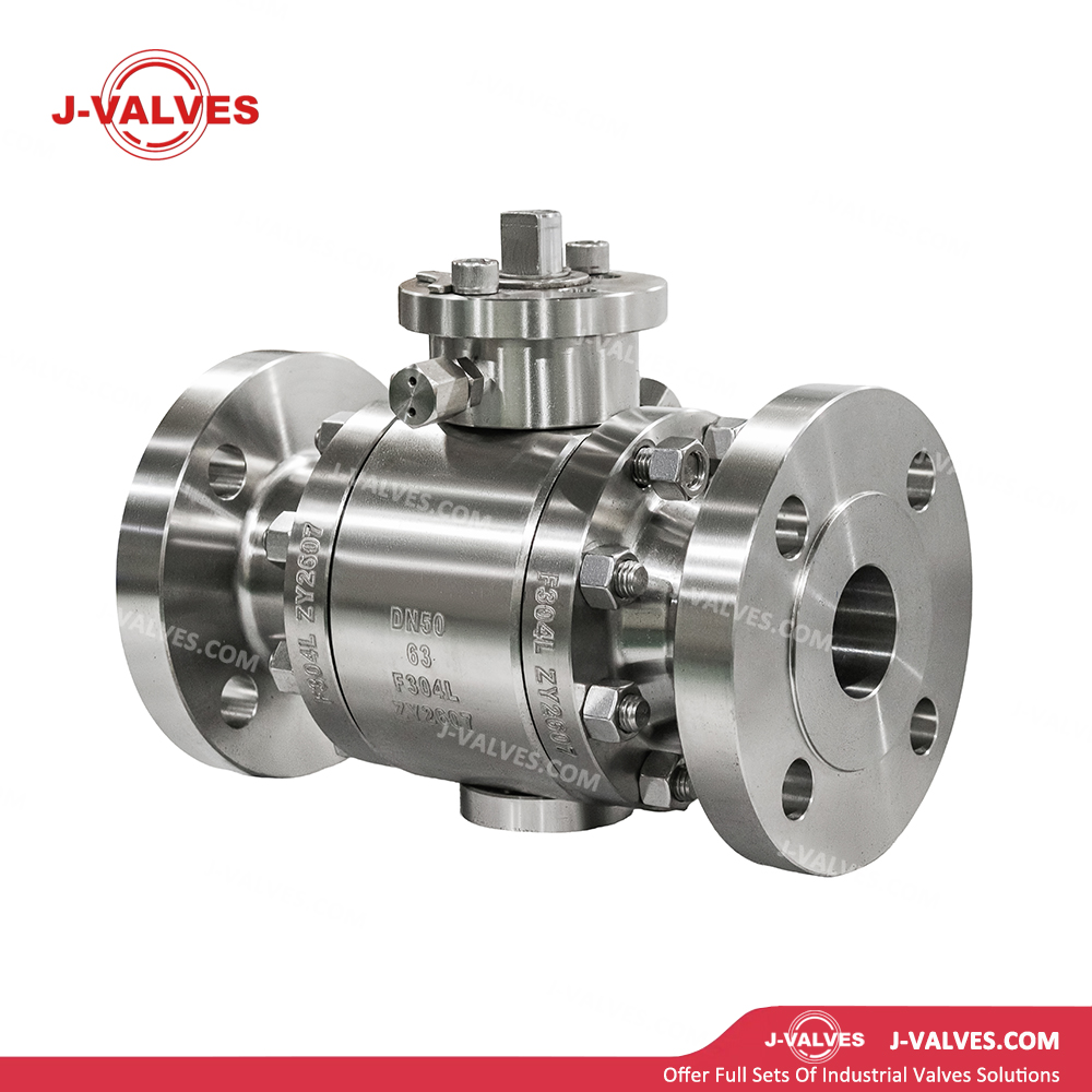 DN50 PN63 F304L Stainless Steel Trunnion Mounted Ball Valve