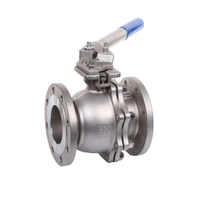 Industrial Floating Flange Ball Valve with High Mounting Pad
