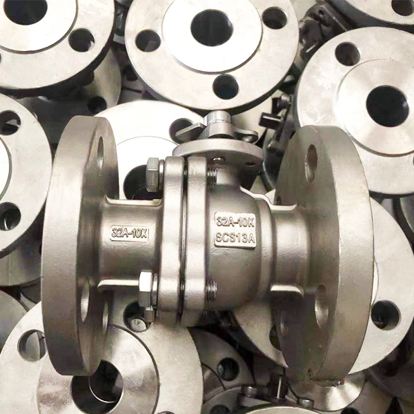 2PC Body Floating Flange JIS10K Ball Valve